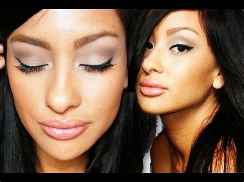 Simple Neutral Eye Tutorial NYX Nude On Nude Eye Shadow Palette YouTube