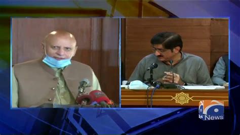 Cm Sindh Murad Ali Shah Press Conference Today 21st May 2020 Youtube