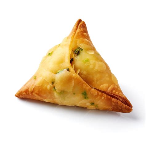 premium ai image samosa isolated white background