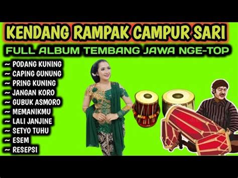 Kendang Rampak Campur Sari Audio Jernih Full Kendang Melati