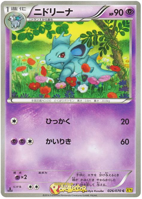 Nidorina Gaia Volcano 26 Pokemon Card