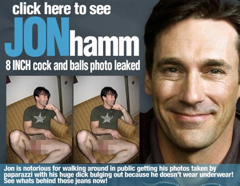 Jon Hamm COCK PIC LEAKED Naked Male Celebrities