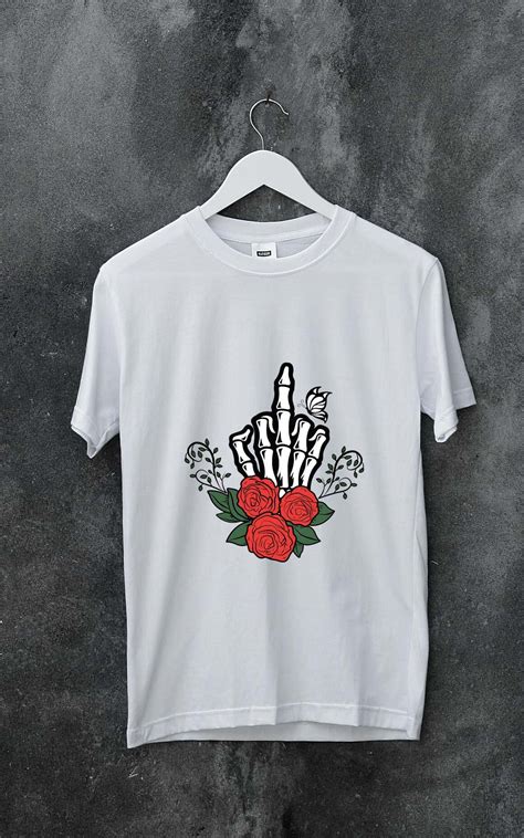 Skeleton Middle Finger Svg Skull Svg Middle Finger Decal Fuck You Svg Skeleton Finger Svg