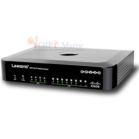 Linksys SPA8000-G5 Passerelle VoIP 8 ports FXS Les Meilleurs Prix au Maroc