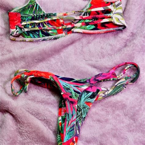 Midori Swim Midori Bikini Set Lolita Lily Bottoms And Moalau Top Poshmark
