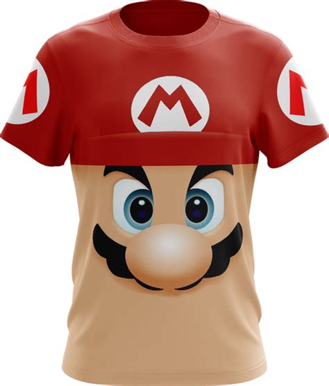 Camisa Adulto Personalizada Mario Bros Elo Produtos Especiais