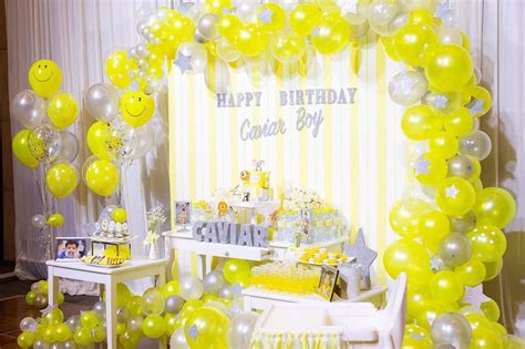 Glitz Party Bkk Gallery Party Ideas Yellow Birthday Party