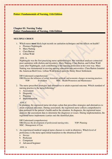 Potter: Fundamentals of Nursing, 11th Edition - Fundamentals-Of-Nursing ...