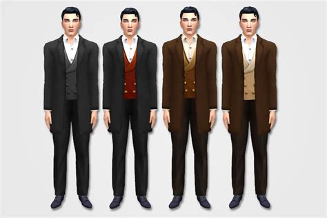 TS4: Men's Casual Edwardian Suit | History Lover's Sims Blog