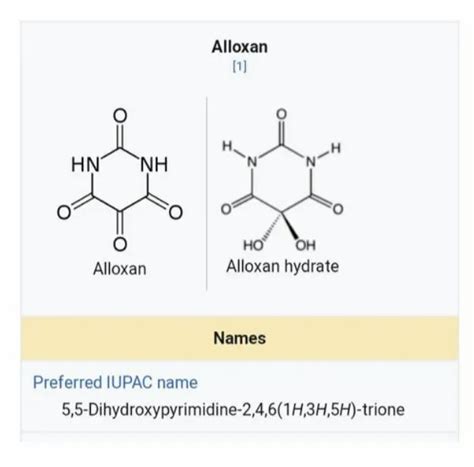 Alloxan Monohydrate - C4H2N2O4.H2O Latest Price, Manufacturers & Suppliers