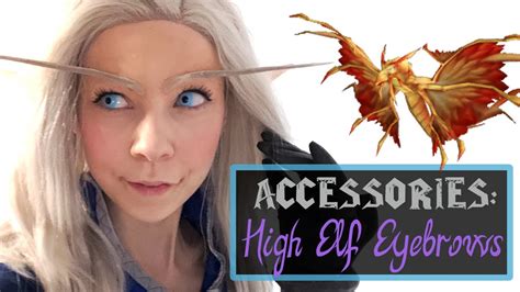 High Elf Eyebrows Bifrost Cosplay Youtube