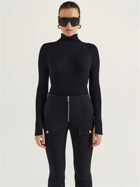 Трикотажная водолазка в рубчик 2359327815-50 - купить в интернет ...