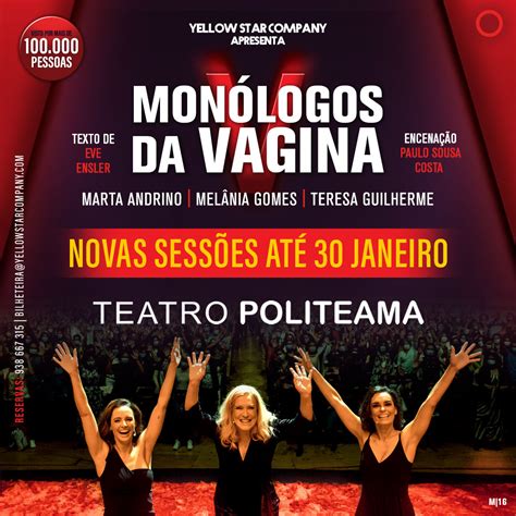 Acontecem este mês as últimas sessões do espetáculo Monólogos da Vagina no Teatro Politeama em