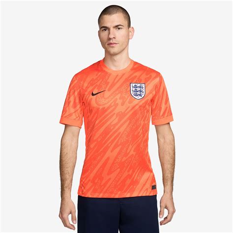 Camiseta Nike Inglaterra Dri Fit Gk Stadium Mc Total Naranja