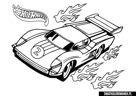 Malowanka Z Hot Wheels Do Pobrania Darmowe Kolorowanki Do Druku