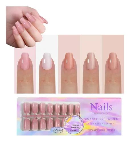 Set De Uñas Postizas Decoración colores Acabado Nude pcs MercadoLibre
