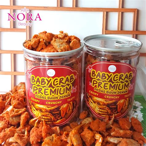 Lamongan Typical Crispy Baby Crab Snacks Spicy Crispy Crabs Can