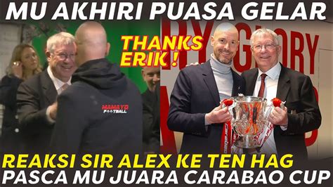 REAKSI BERKELAS SIR ALEX FERGUSON KE ERIK TEN HAG DI RUANG GANTI