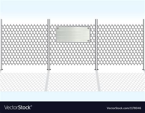 Chainlink Fence Royalty Free Vector Image Vectorstock