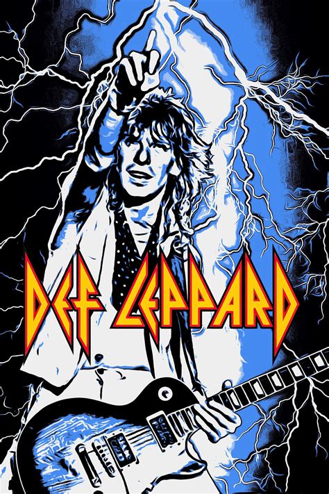 Def Leppard Rock Poster Art Rock And Roll Fantasy Rock N Roll Art