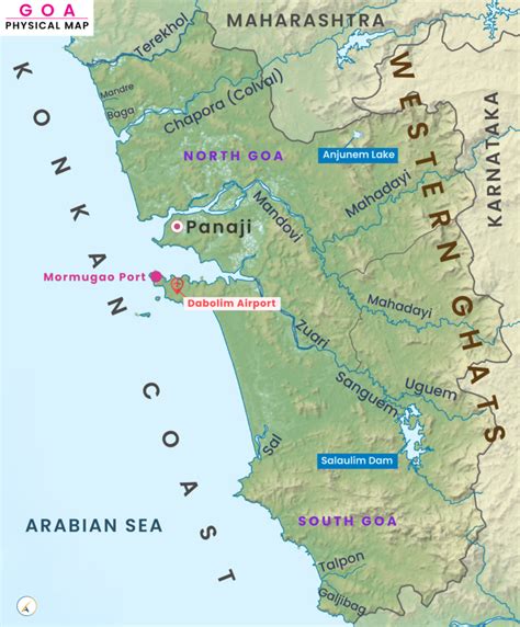 Goa Map - UPSC