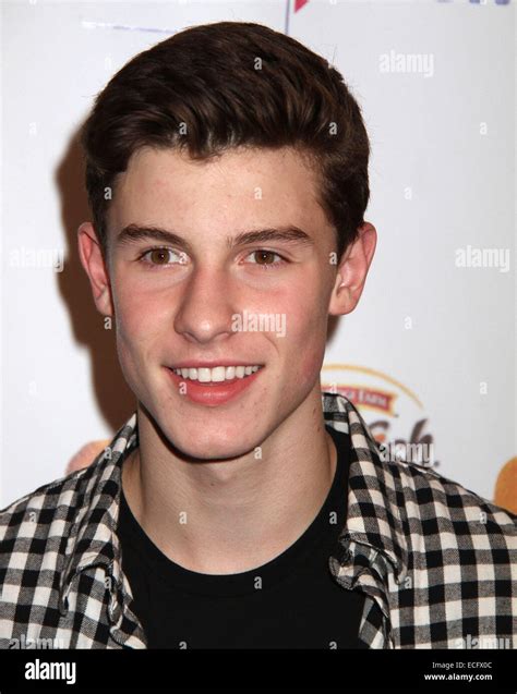 Dec 12 2014 New York New York Us Singer Shawn Mendes Stock