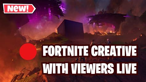 🔴fortnite Creative With Viewers Live🔴 Fortnite Playing With Viewers