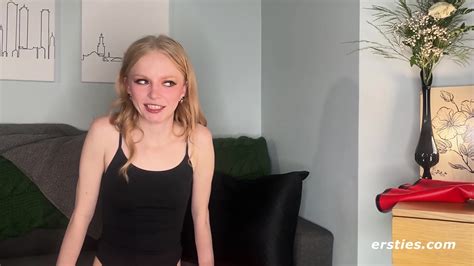 Ersties Hot Blonde Fingers Herself While Wearing Latex