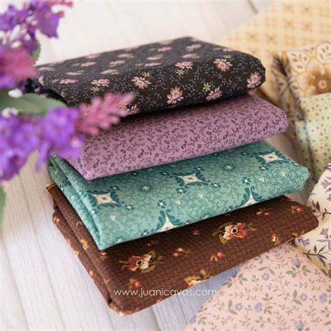 Kit De Telas Para Patchwork Colección Lavanda Selección Juani Cavas