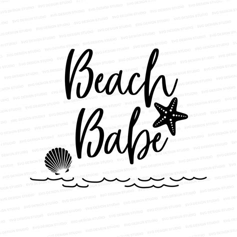 Beach Babe SVG Beach Shirt Design Svg Beach Love Svg Files Etsy