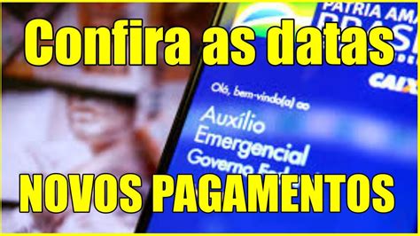 Veja As Datas Dos Novos Pagamentos Do Aux Lio Emergencial Youtube