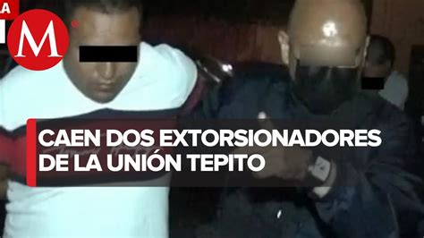 Detienen a dos presuntos extorsionadores de La Unión Tepito que