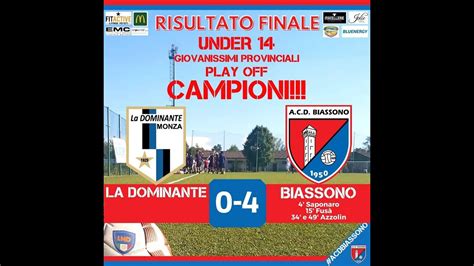 Finale Play Off Giovanissimi U14 2009 Provinciali 21 05 2023 LA