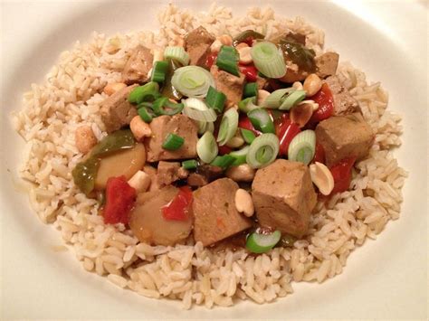 How To Make Kung Pao Tofu In The Slow Cooker Kung Pao Tofu Vegetarian