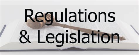 regulations  legislation
