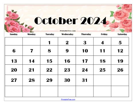 Printable October 2024 Calendar Free Online Ingrid Claribel
