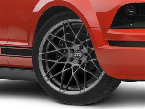 Rtr Mustang Tech Mesh Satin Charcoal Wheel 20x95 33mm Offset A236955