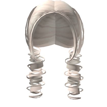 Spicy Platinum Blonde Curly Pigtails Roblox Item Rolimon S