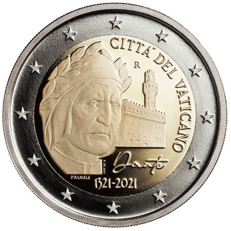 Euro Vaticano Vii Centenario Della Morte Di Dante Alighieri