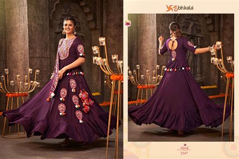 Shubhkala Raas Vol 8 Cotton With Thread Embroidery With All Over Mirror