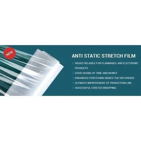 Transparent Pvc Anti Static Stretch Film For Wrapping Packaging Type