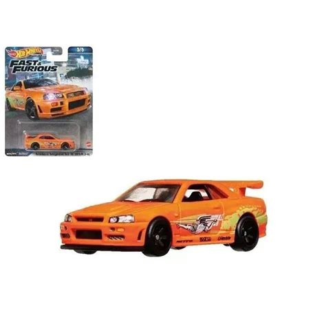 Hot Wheels Fast And Furious Nissan Skyline Gt R Bnr Ozon