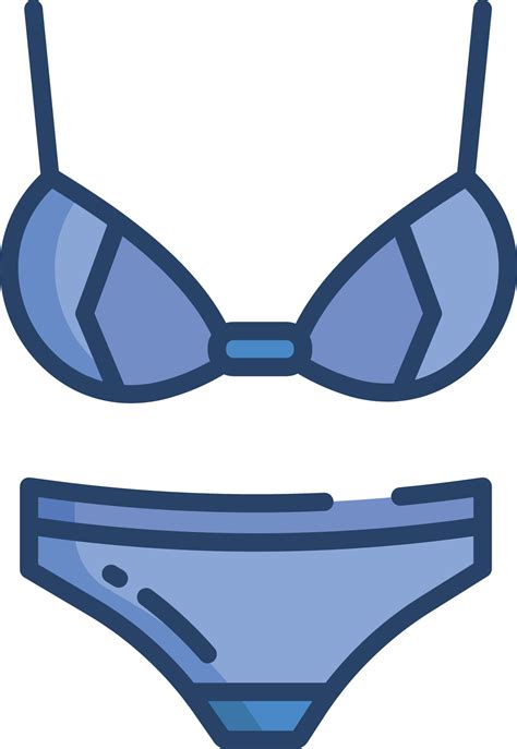 Bikini Linear Color Illustration Vector Art At Vecteezy