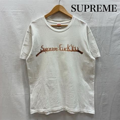 Yahoo オークション シュプリーム 18AW Fuck You Tee ファックユー T