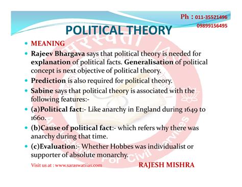 Political Theory Pdf File Political Theory Meaning Rajeev Bhargava