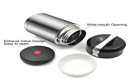 Amazon Zalaxt Oz Soup Thermos Stainless Steel Thermos For Hot Food Wide Mouth Food