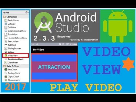 Android Studio Tutorial How To Play Video In Android Example