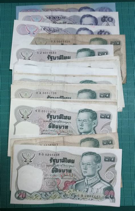 Yahoo オークション タイバーツ 旧紙幣おまとめ Thai Baht Notes