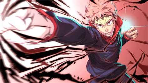 Download Yuji Itadori Anime Jujutsu Kaisen HD Wallpaper by よねざわ まお