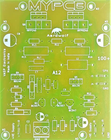 Watt Hifi Audio Amplifier Board Using Irfp Irfp Power